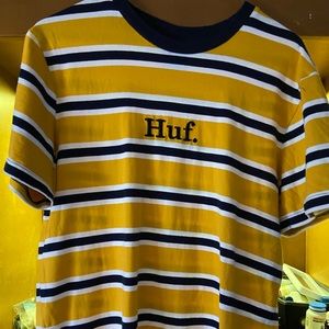 Huf Stripped T Shirt